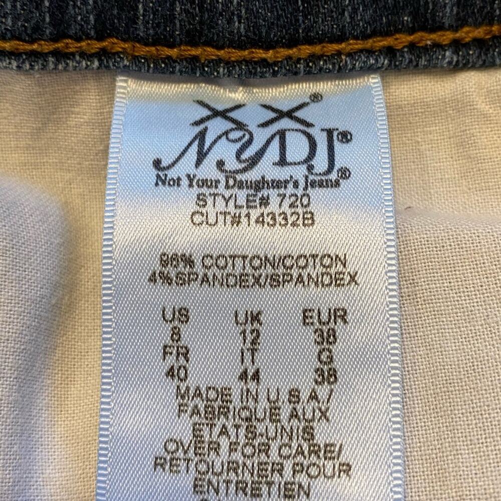 NYDJ Premium Denim Jeans Women's size 8/28 x 30 Made for real women - Picture 4 of 5